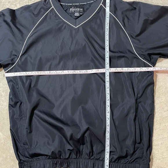 Footjoy Windbreaker Short Sleeve Men’s Size Large Water Resistant Golf V-Neck - Picture 7 of 10
